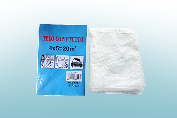 Telo Copritutto In Plastica 4M X 5M X 15microns