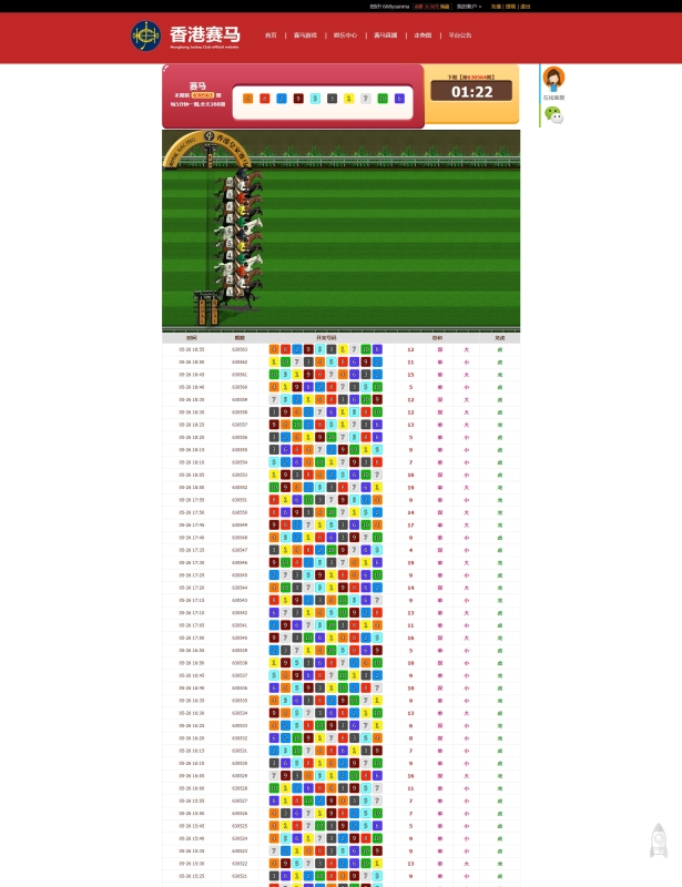 YM1152-香港赛马-赛马游戏采集已对接