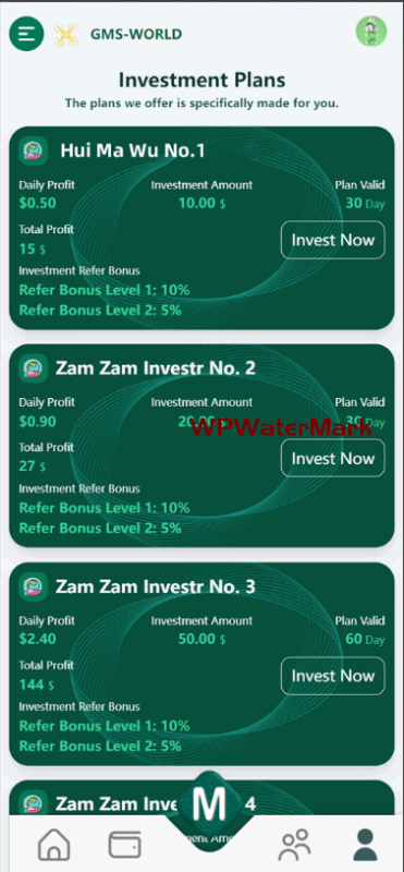 YM1329-海外数字理财共享投资理财/英文投资理财源码/数字项目投资理财源码