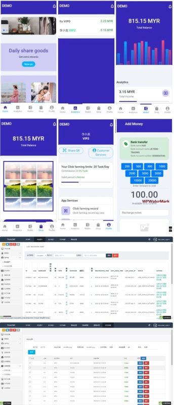 YM1364-海外拼图任务投资理财系统源码/带视频搭建教程